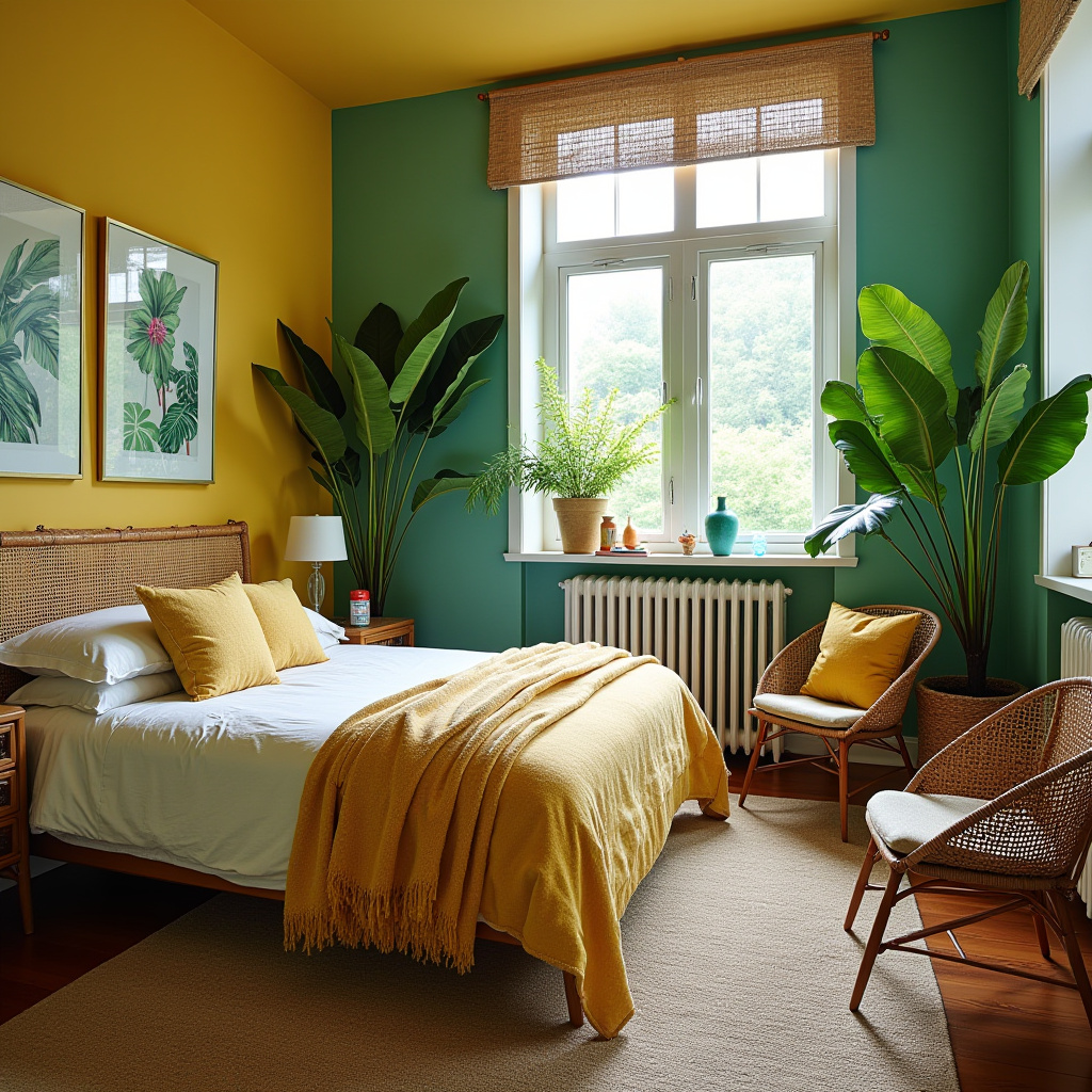 mid century modern eclectic bedroom 22