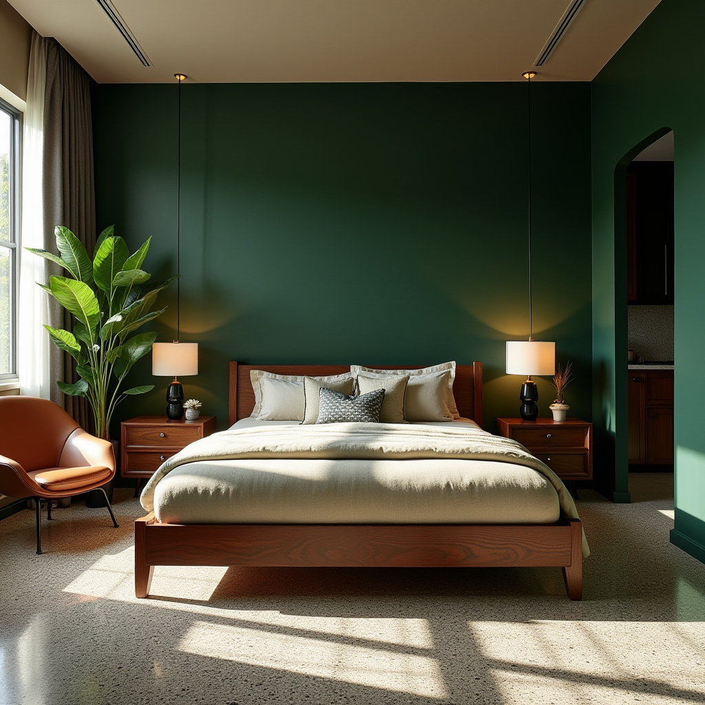 mid century modern eclectic bedroom 3