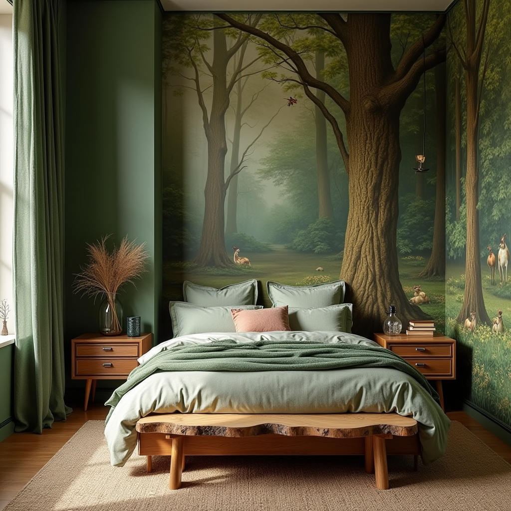 mid century modern eclectic bedroom 34