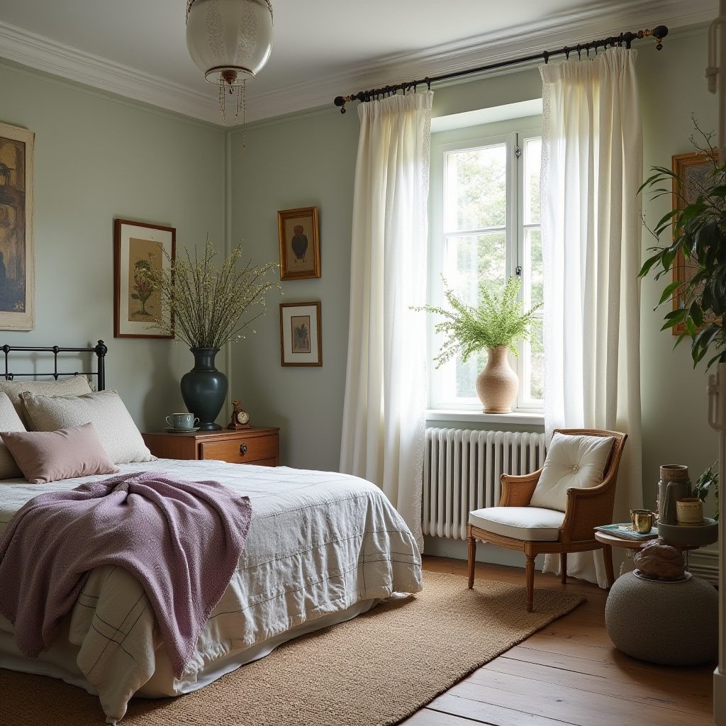 mid century modern eclectic bedroom 37