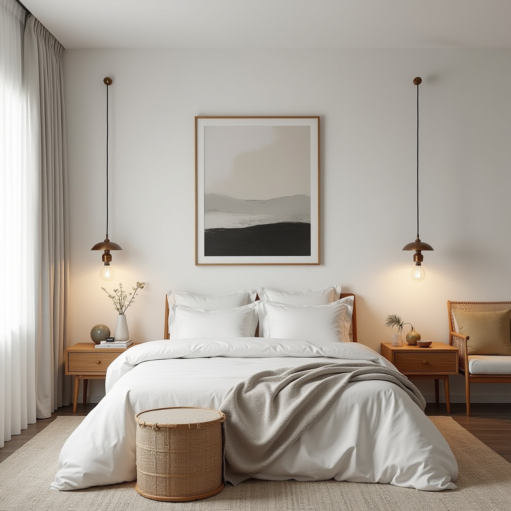 mid century modern eclectic bedroom 5