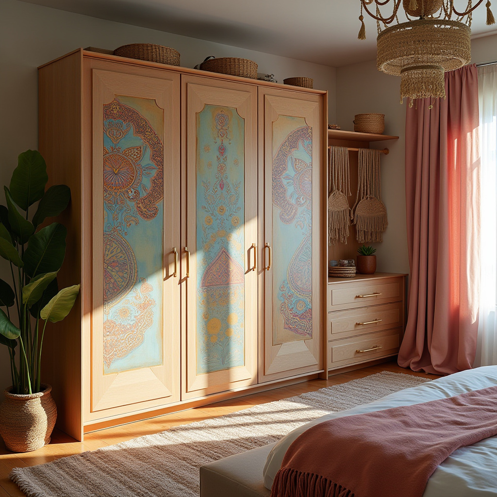 modern L‑shaped bedroom wardrobe design 28