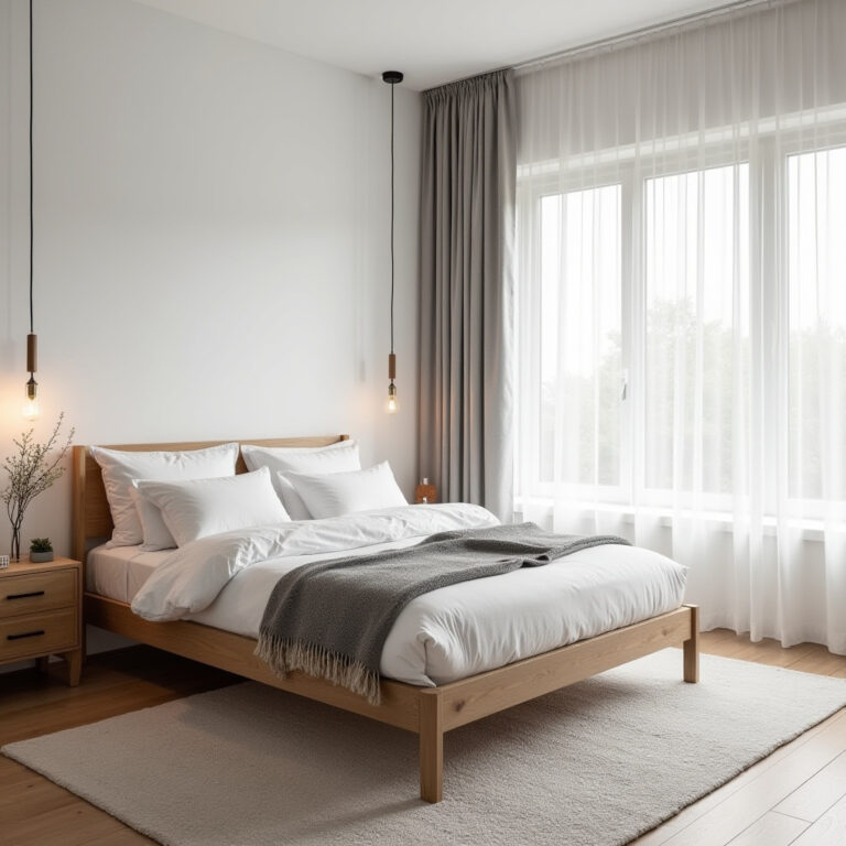 modern Scandinavian bedroom 1