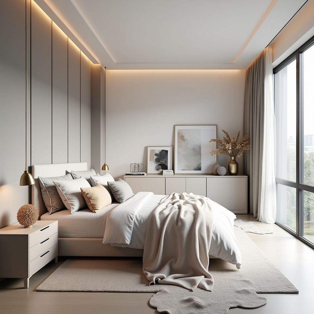 modern Scandinavian bedroom 11