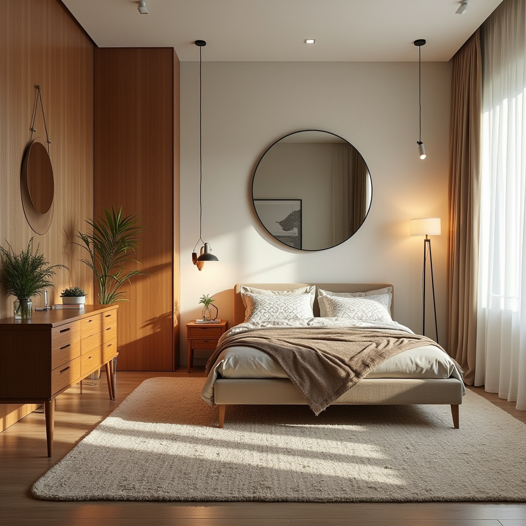 modern Scandinavian bedroom 16