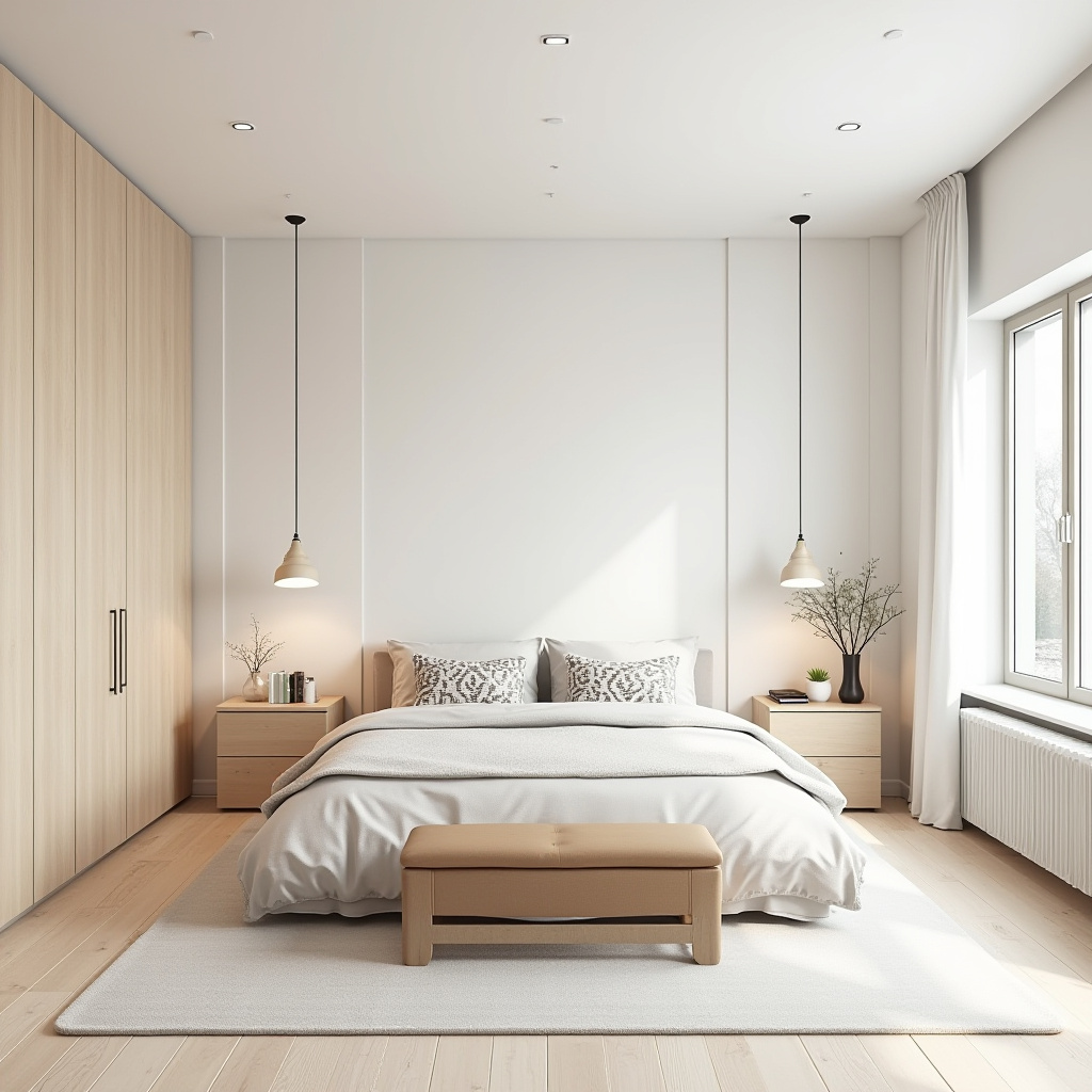 modern Scandinavian bedroom 3