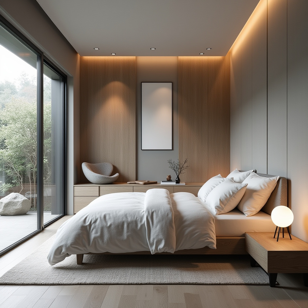 modern Scandinavian bedroom 34
