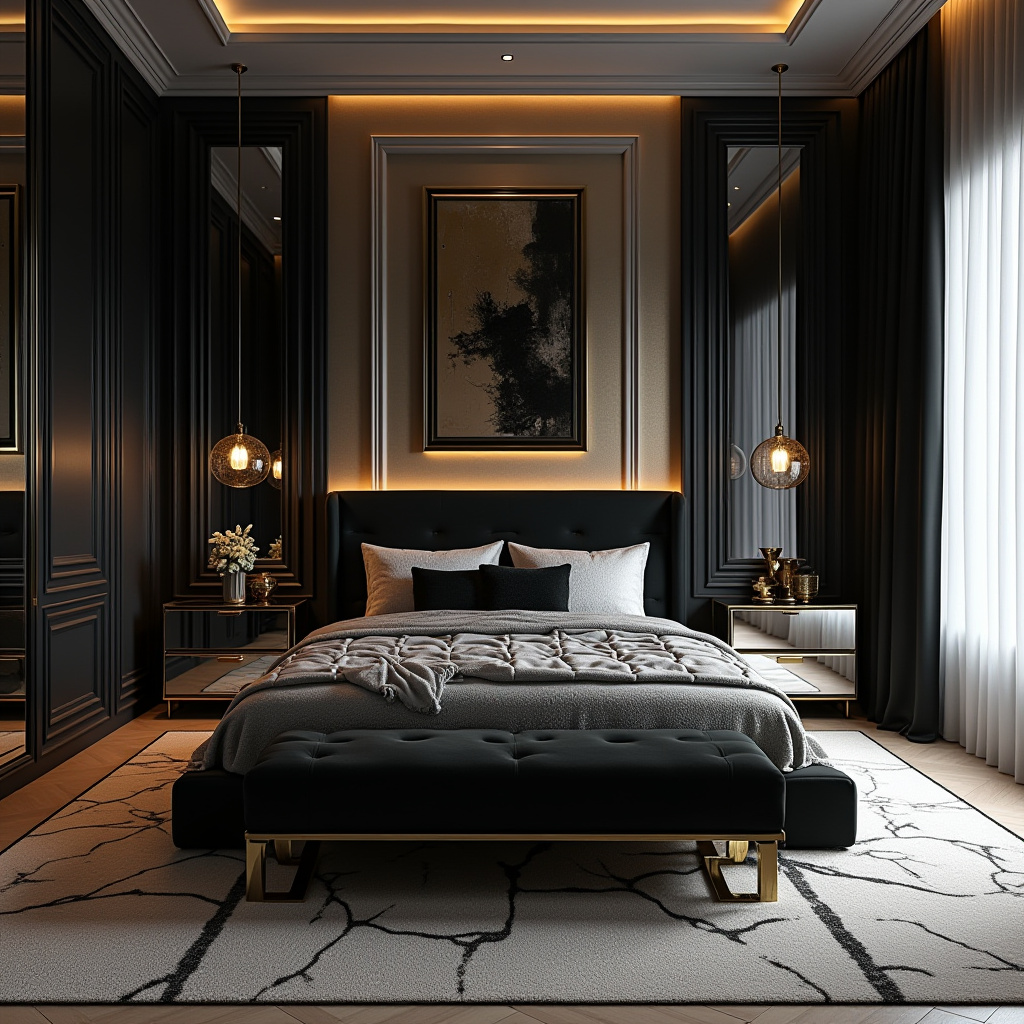 modern Scandinavian bedroom 35