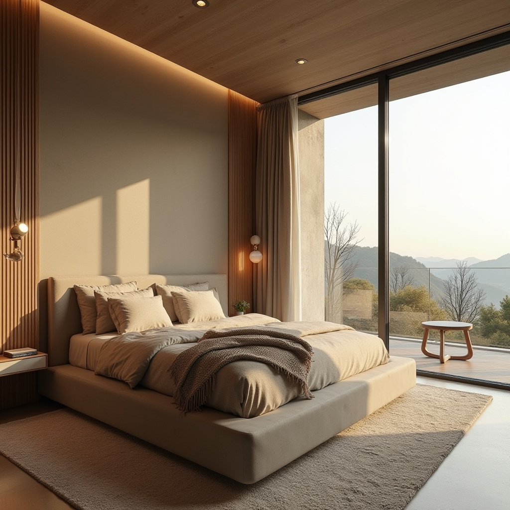 modern aesthetic bedroom inspo 32