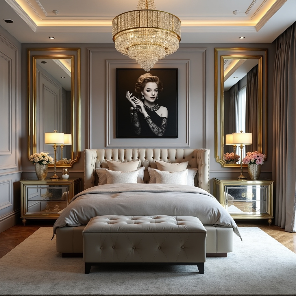 modern aesthetic bedroom inspo 34