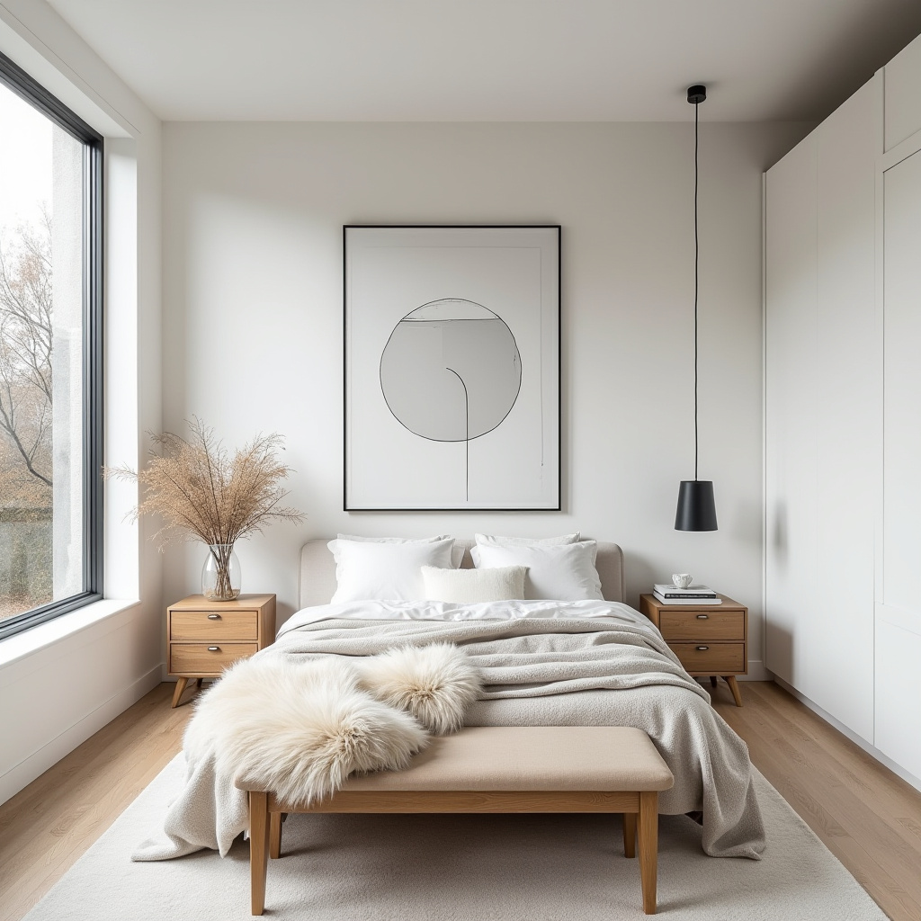 modern aesthetic bedroom inspo 35