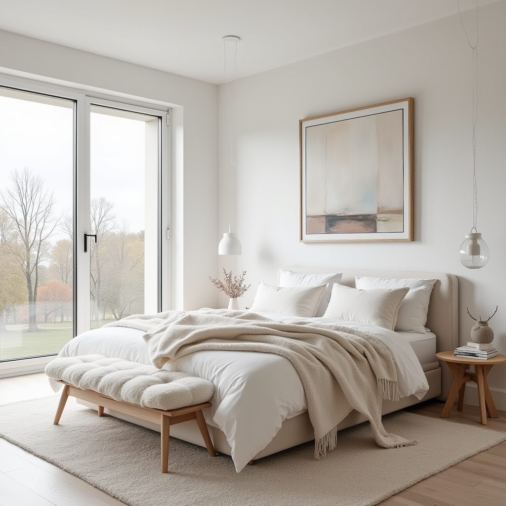modern aesthetic bedroom inspo 36