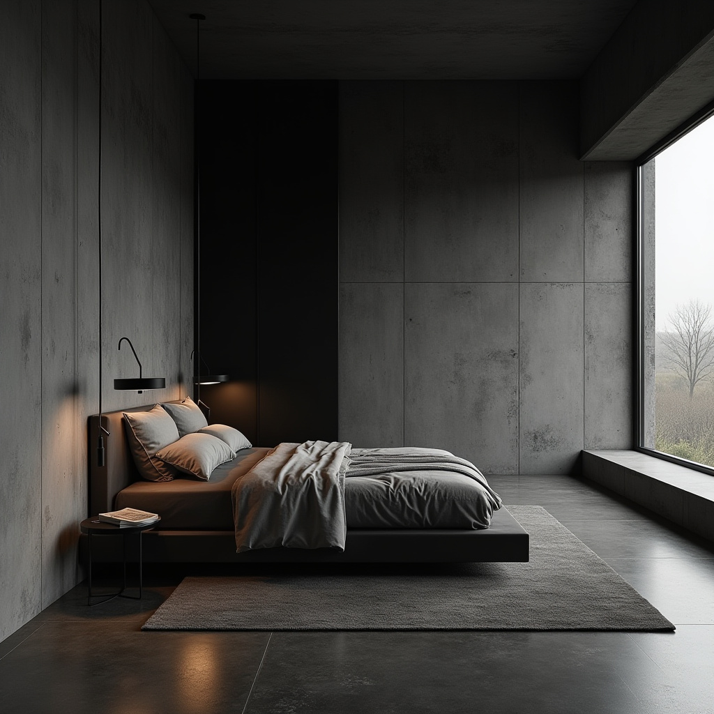 modern aesthetic bedroom inspo 37