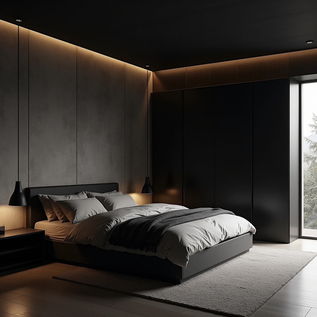 modern aesthetic bedroom inspo 6