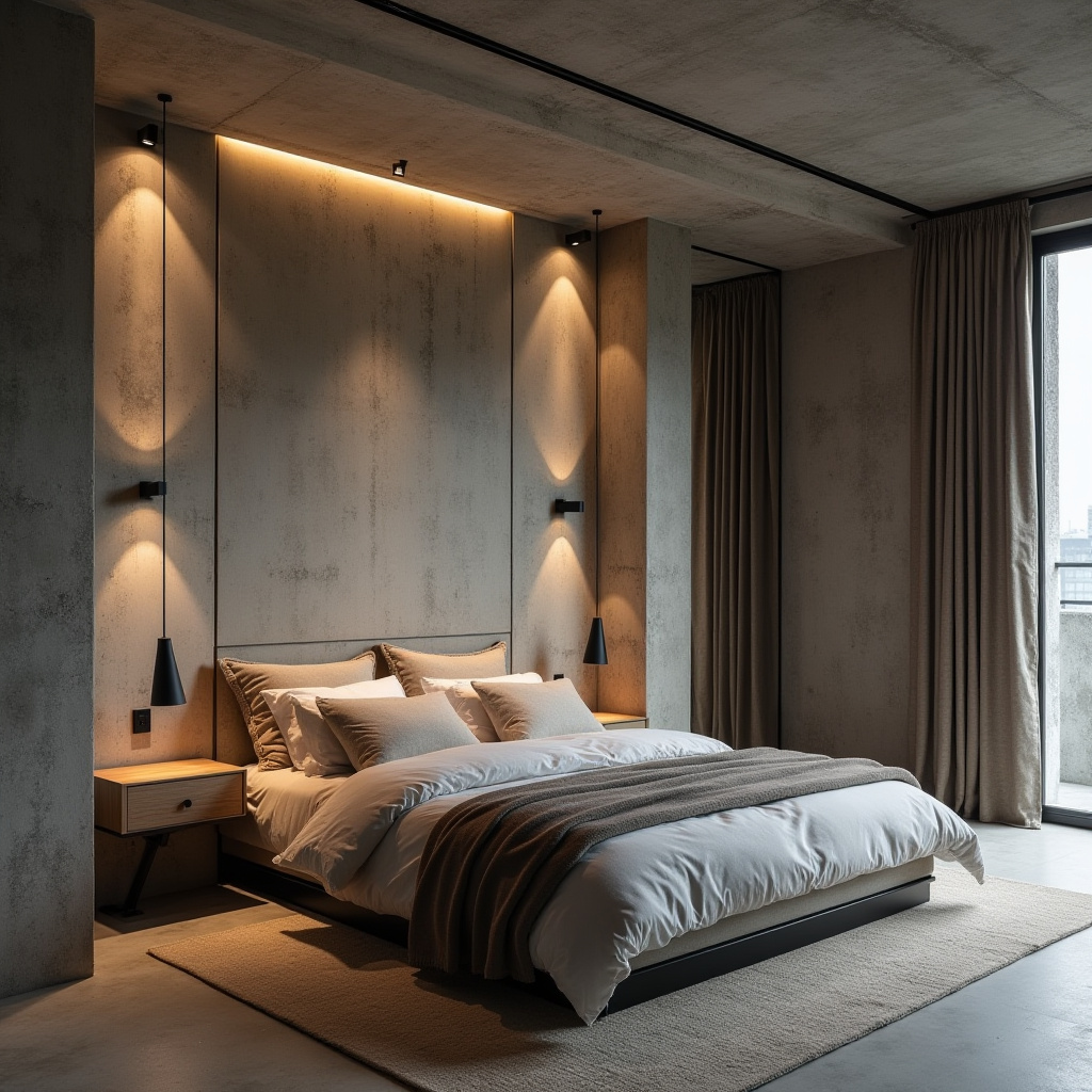 modern bedroom LED panel design 15