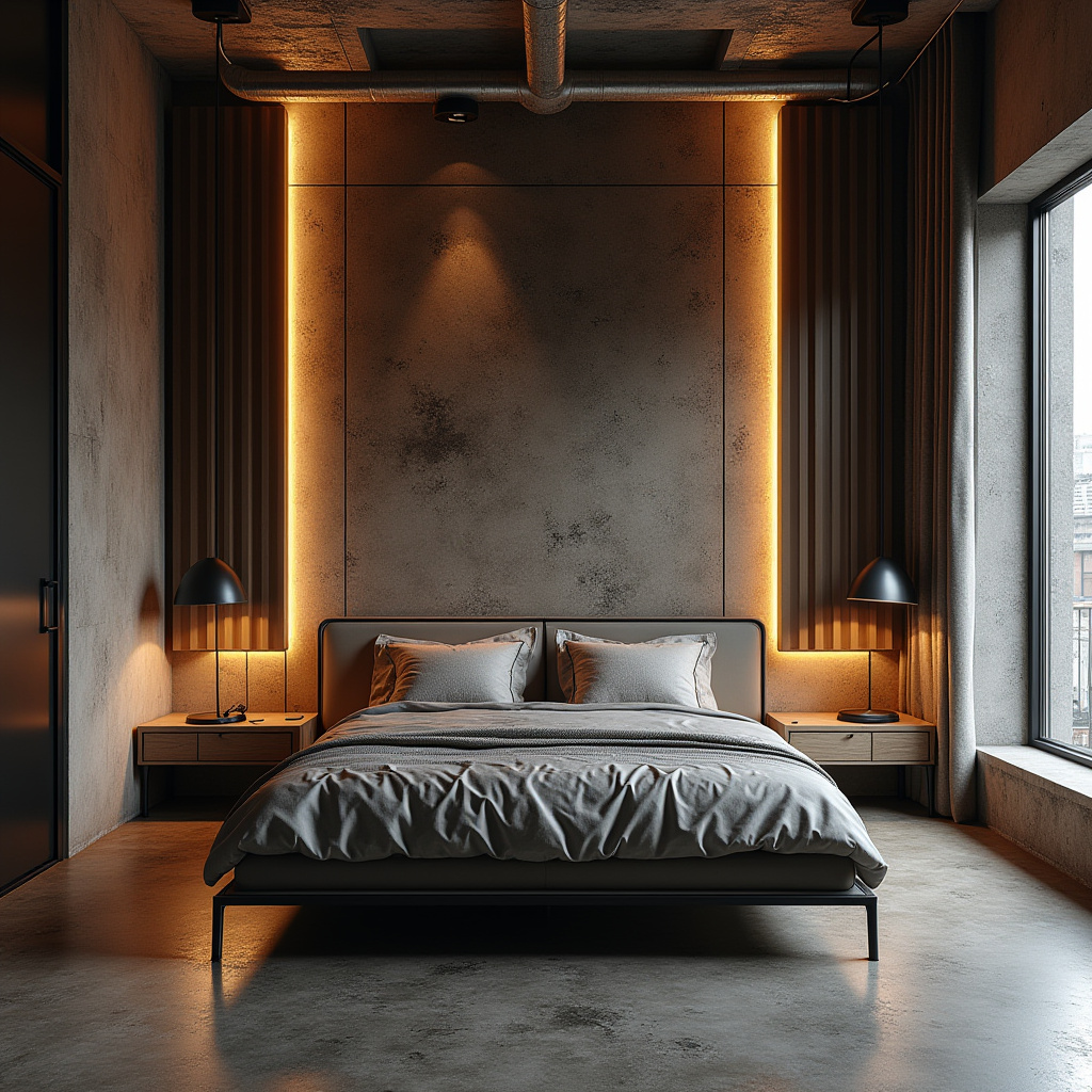 modern bedroom LED panel design 30