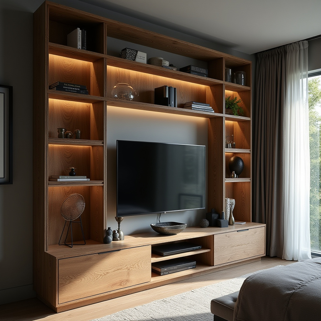 modern bedroom TV unit design 10