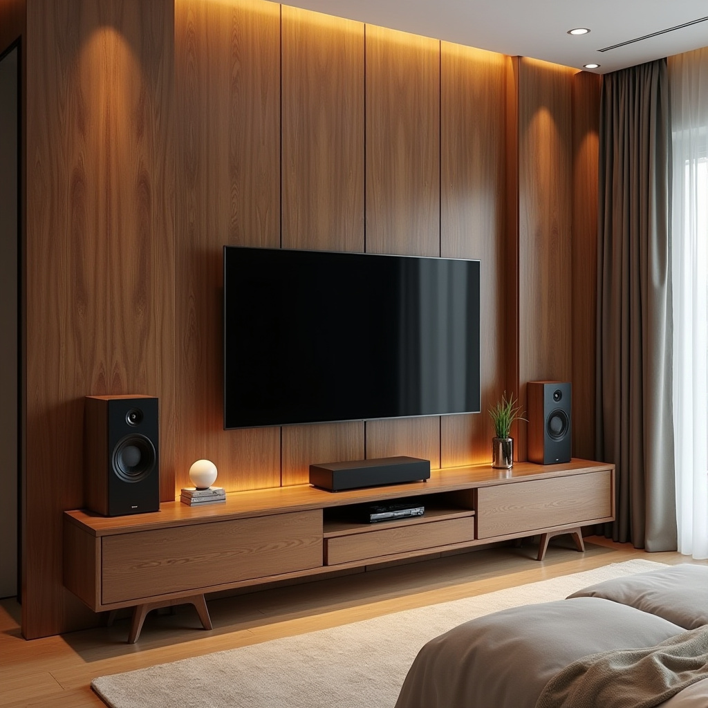 modern bedroom TV unit design 12