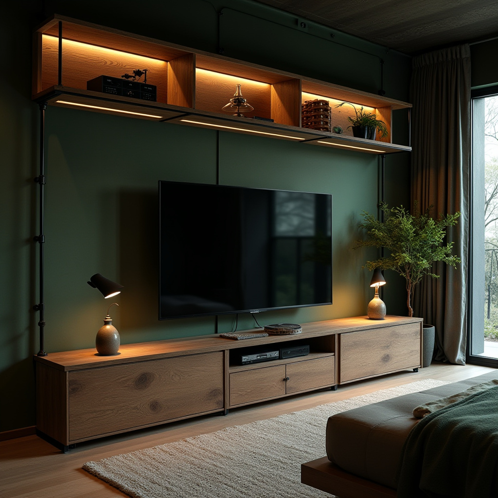 modern bedroom TV unit design 15