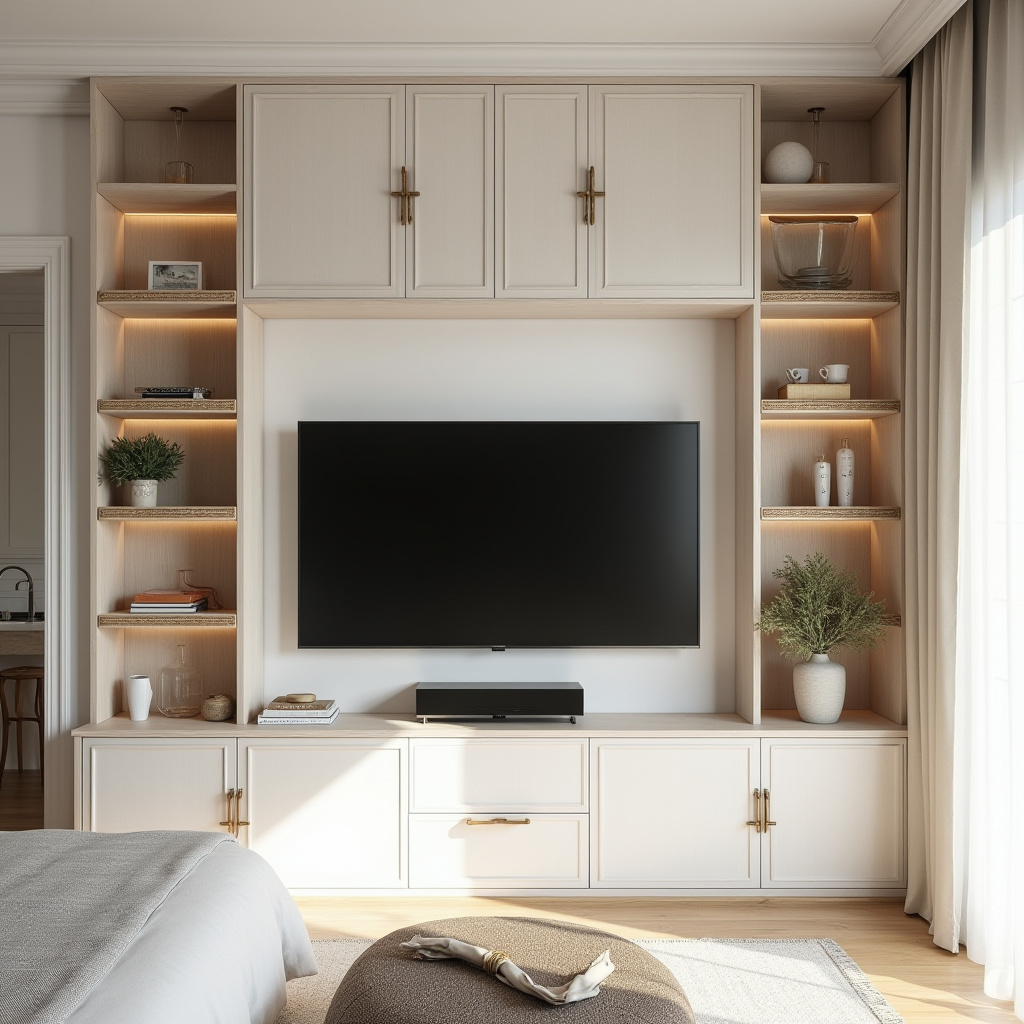 modern bedroom TV unit design 24