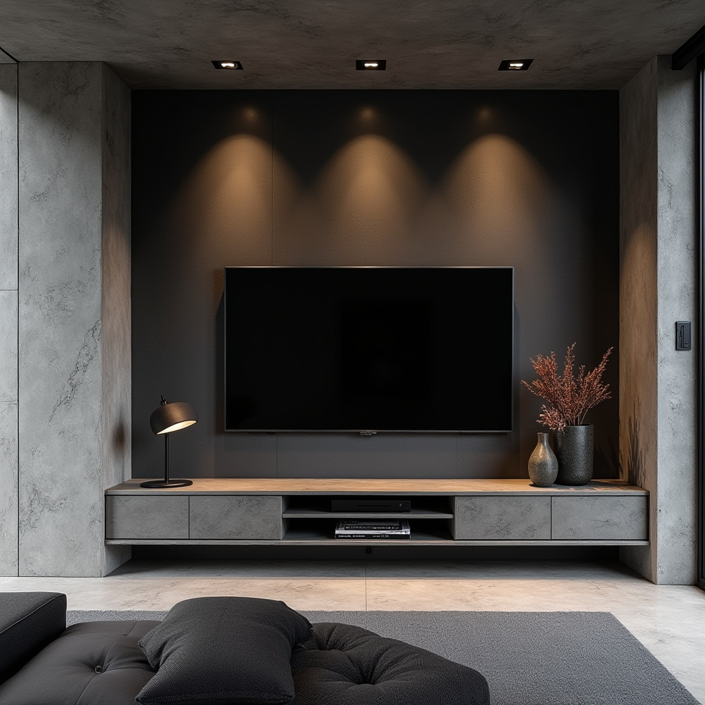 modern bedroom TV unit design 25