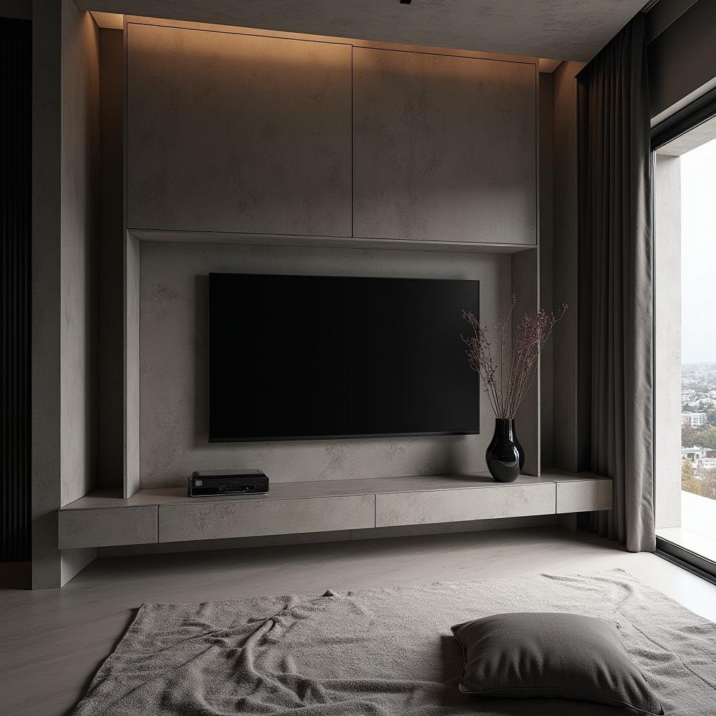 modern bedroom TV unit design 26