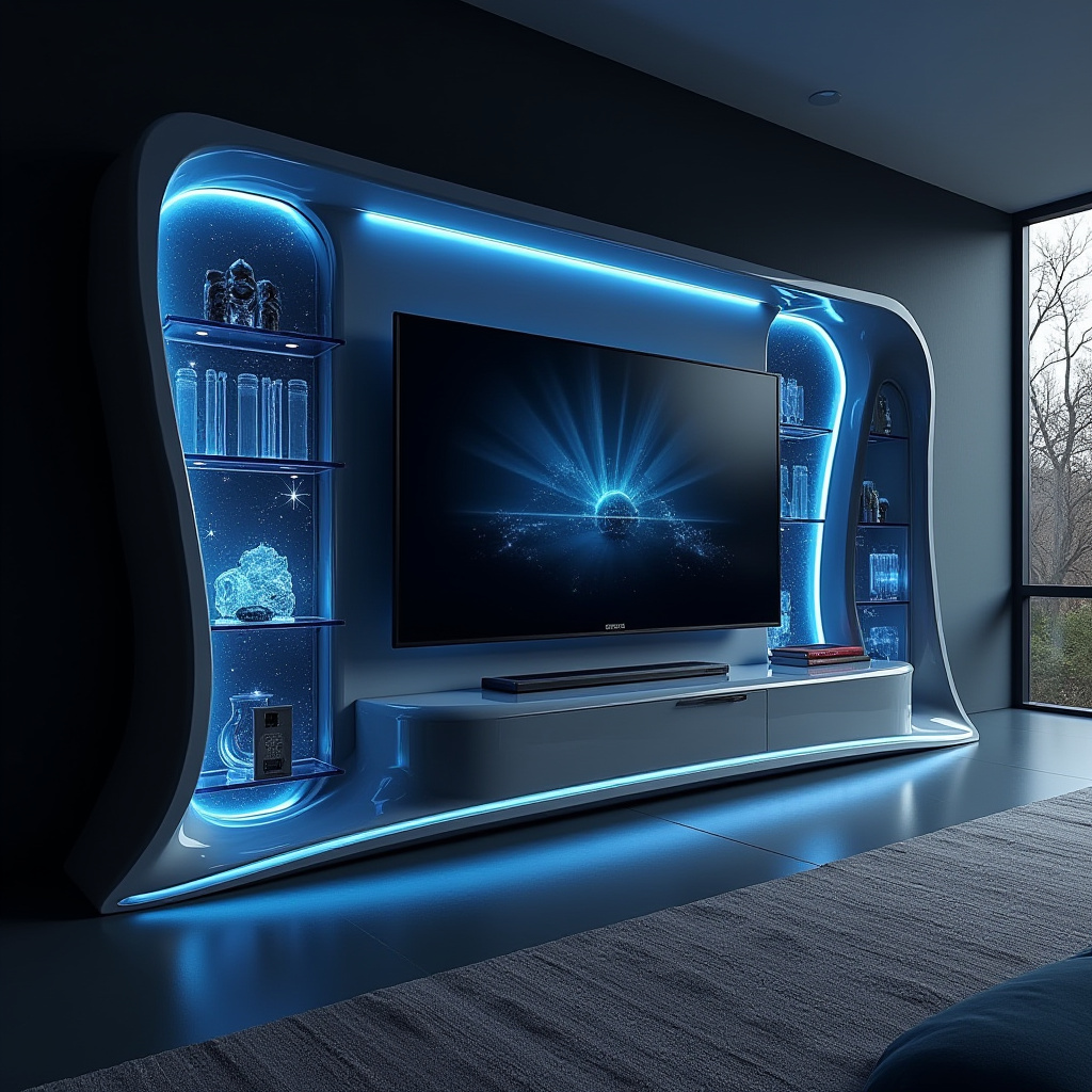 modern bedroom TV unit design 27