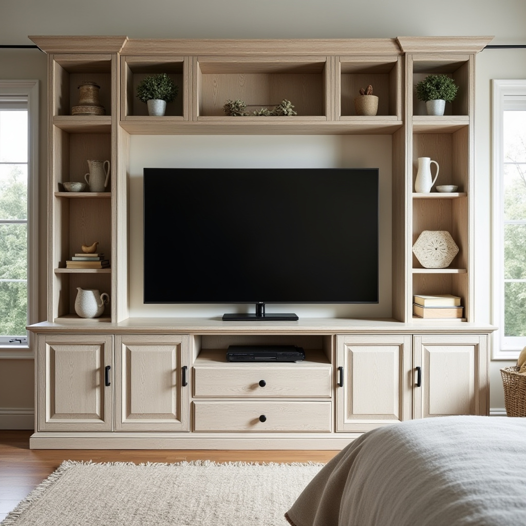 modern bedroom TV unit design 35