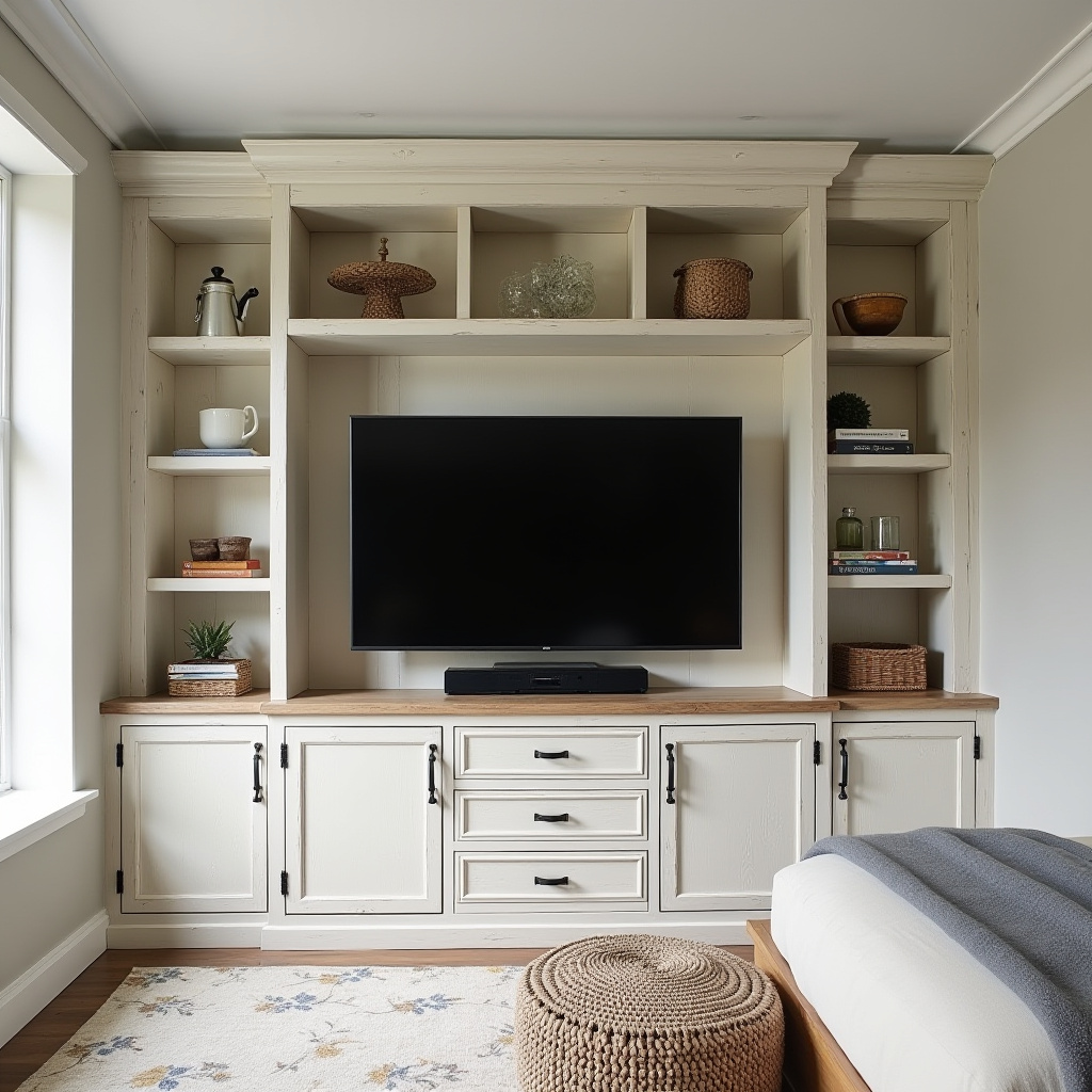 modern bedroom TV unit design 36