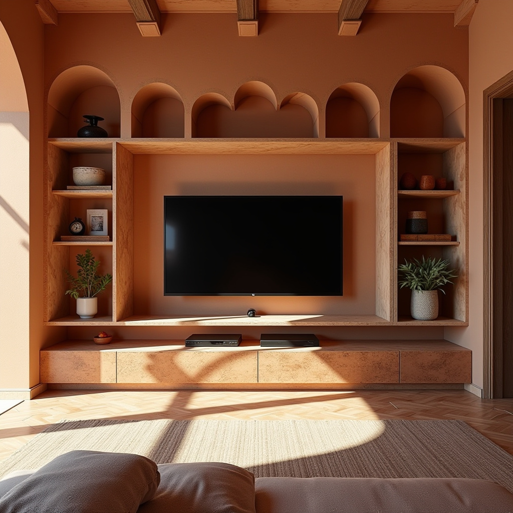 modern bedroom TV unit design 37