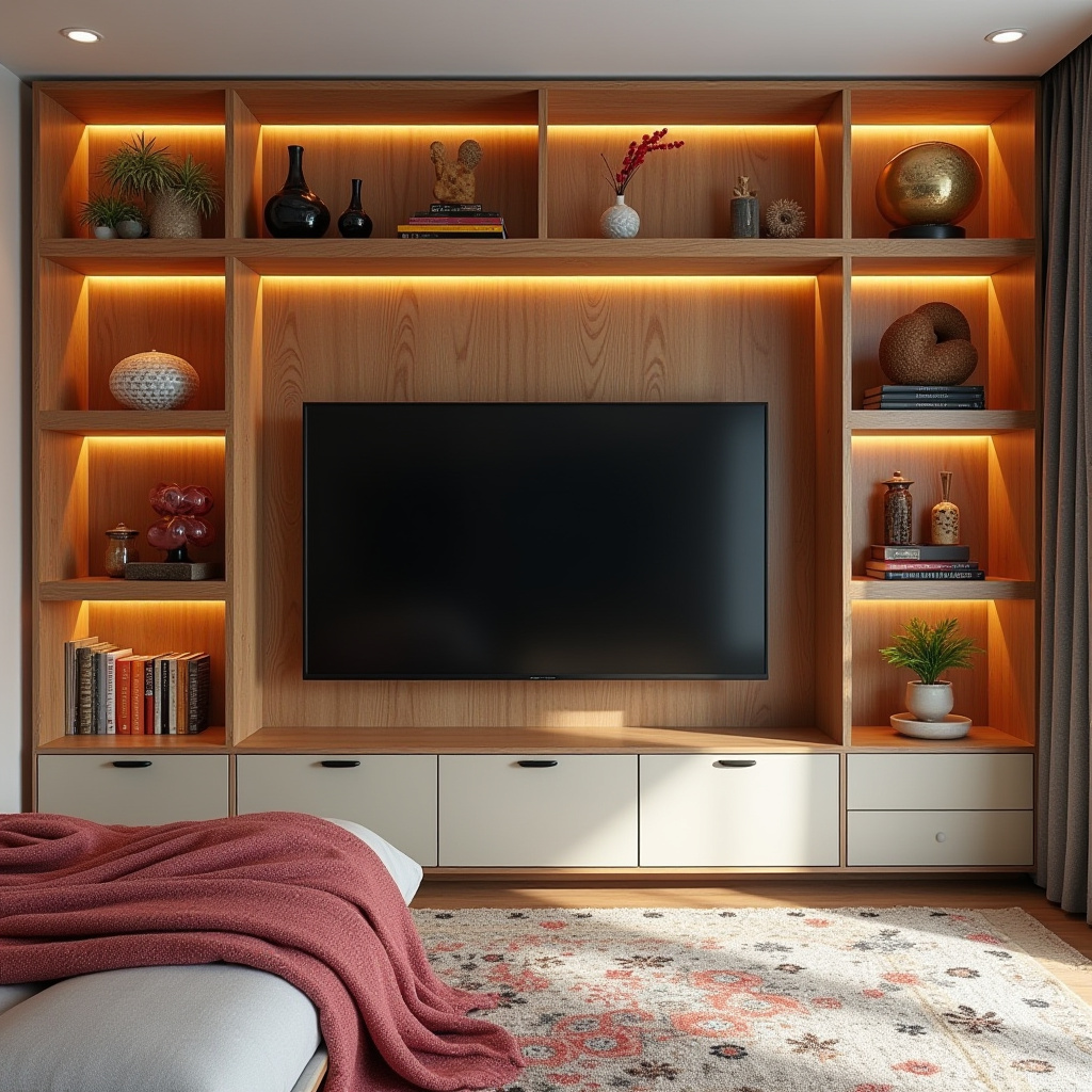 modern bedroom TV unit design 40