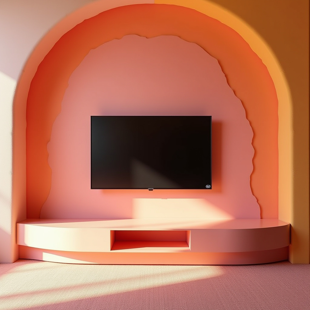 modern bedroom TV wall 31