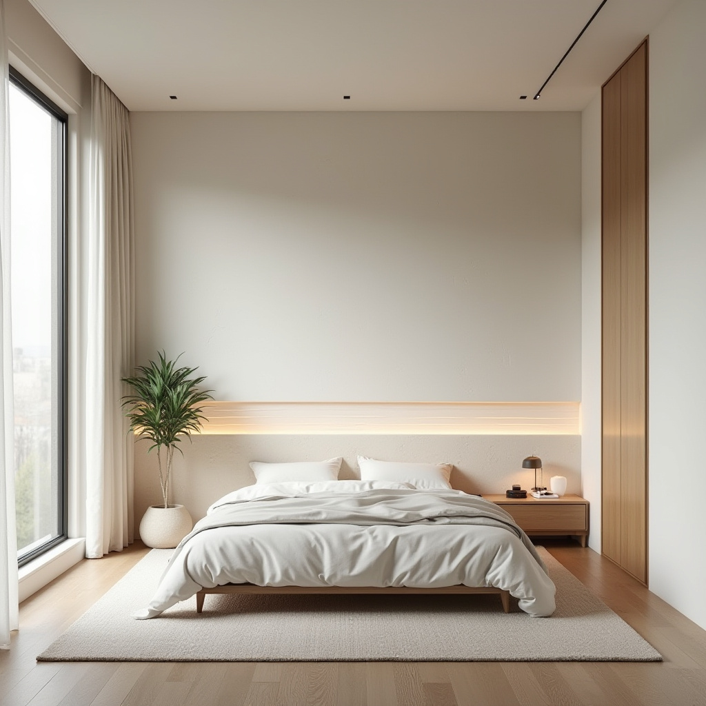 modern bedroom accent wall 11