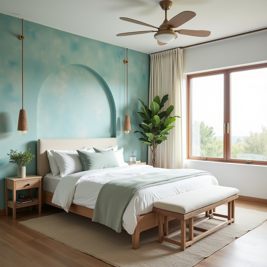 modern bedroom accent wall 16