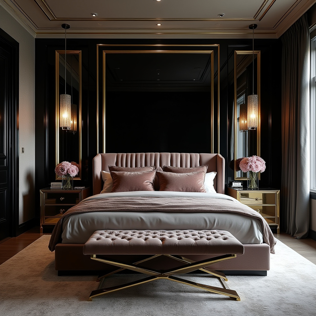 modern bedroom accent wall 27