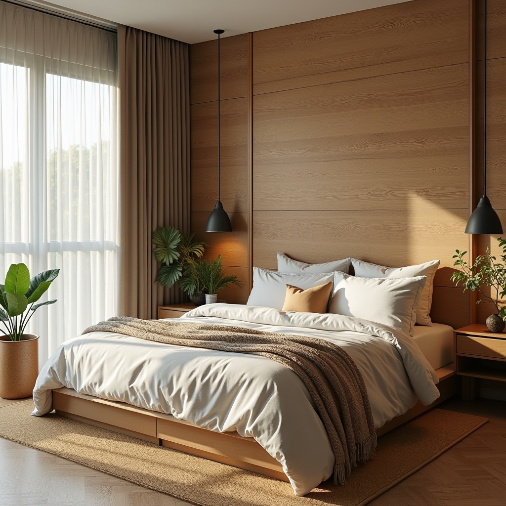 modern bedroom accent wall 31