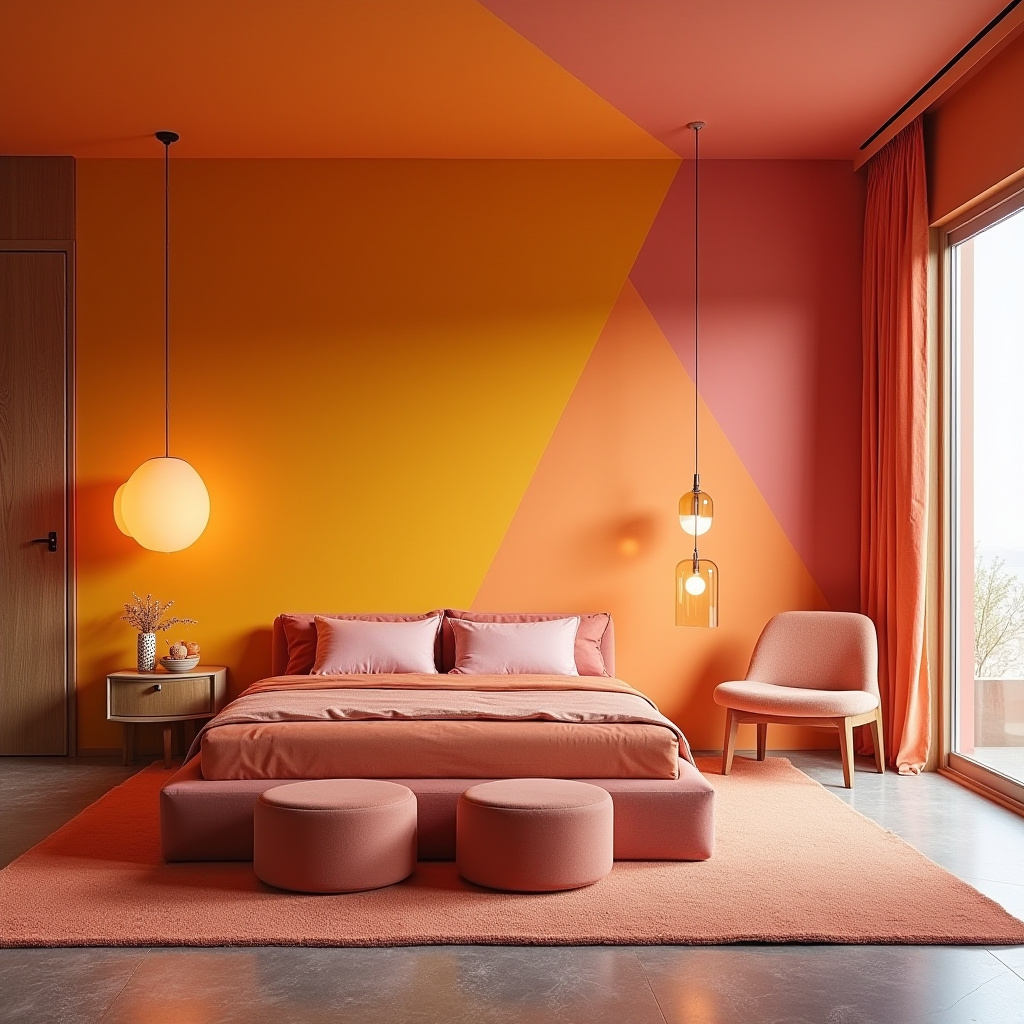 modern bedroom accent wall 33