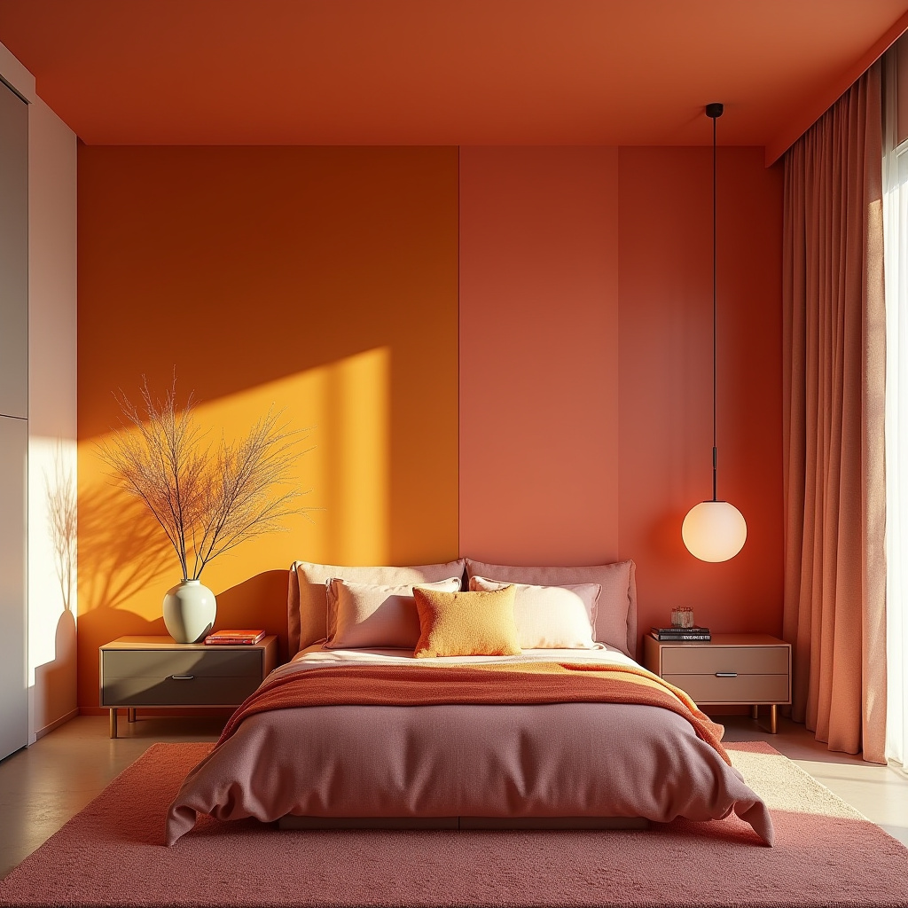 modern bedroom accent wall 34