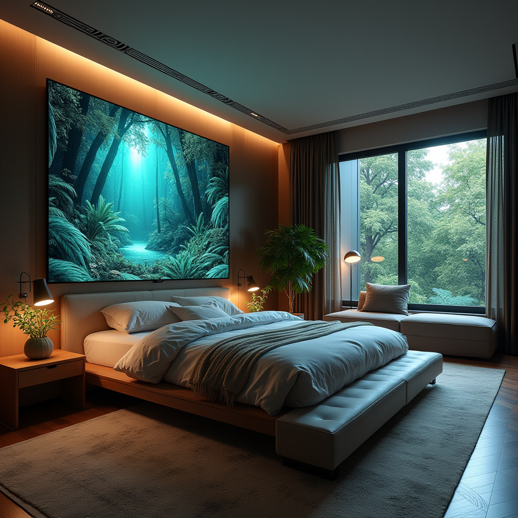 modern bedroom accent wall 38