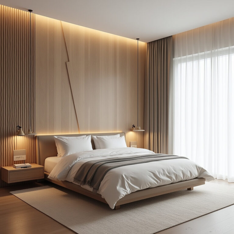 modern bedroom accent wall ideas 1