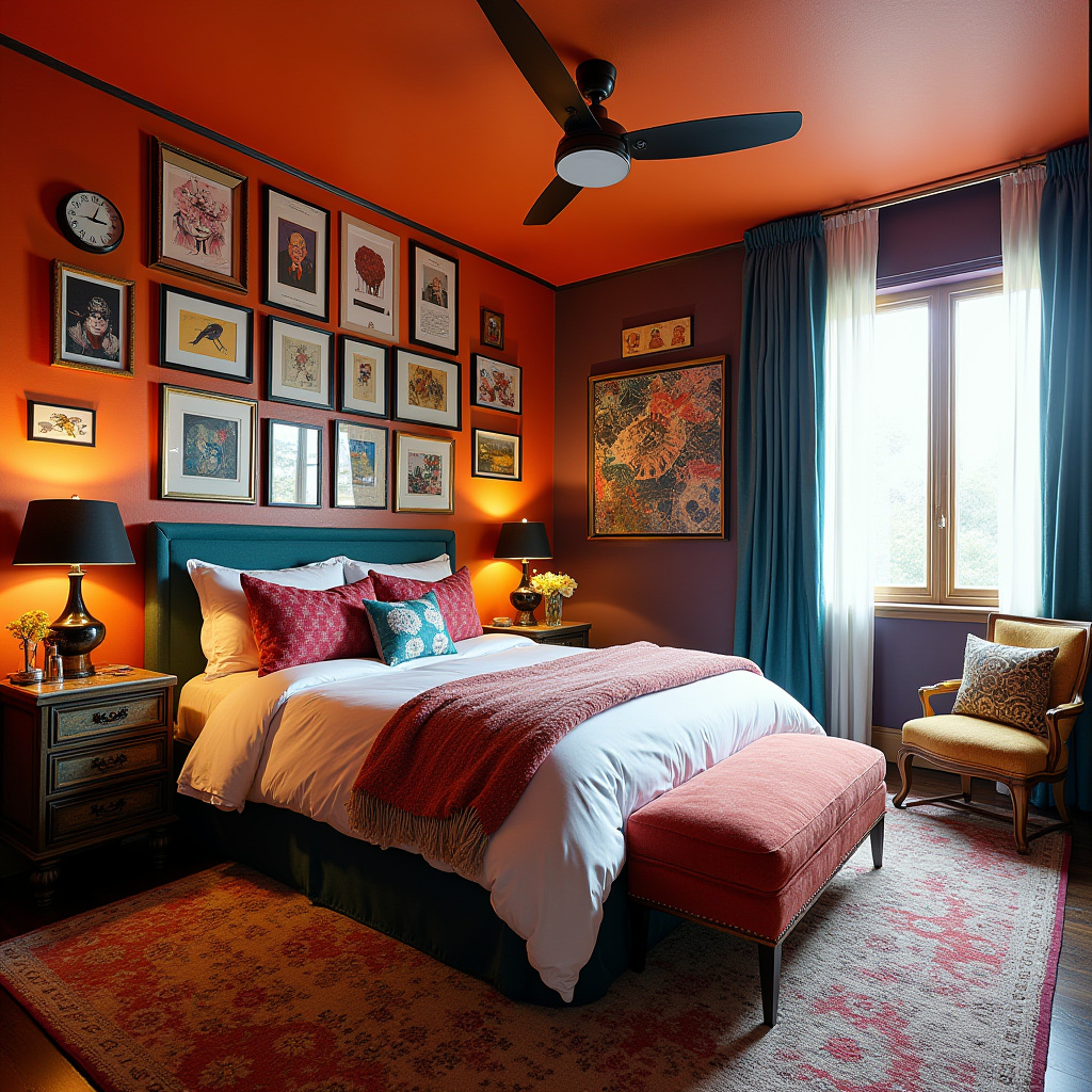 modern bedroom accent wall ideas 39