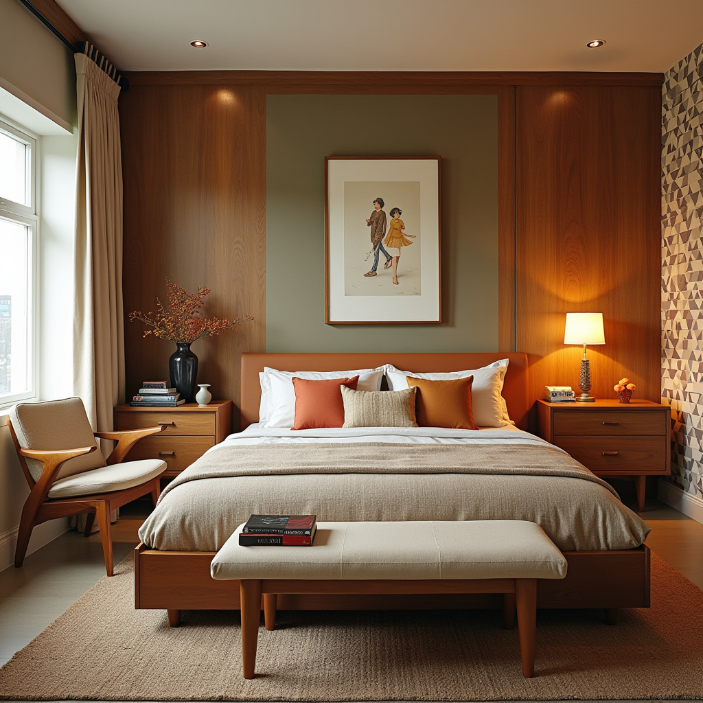 modern bedroom accent wall wallpaper 17