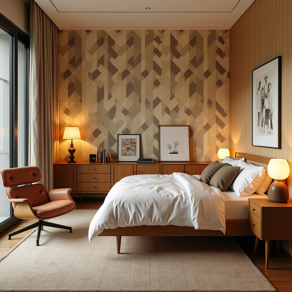 modern bedroom accent wall wallpaper 18