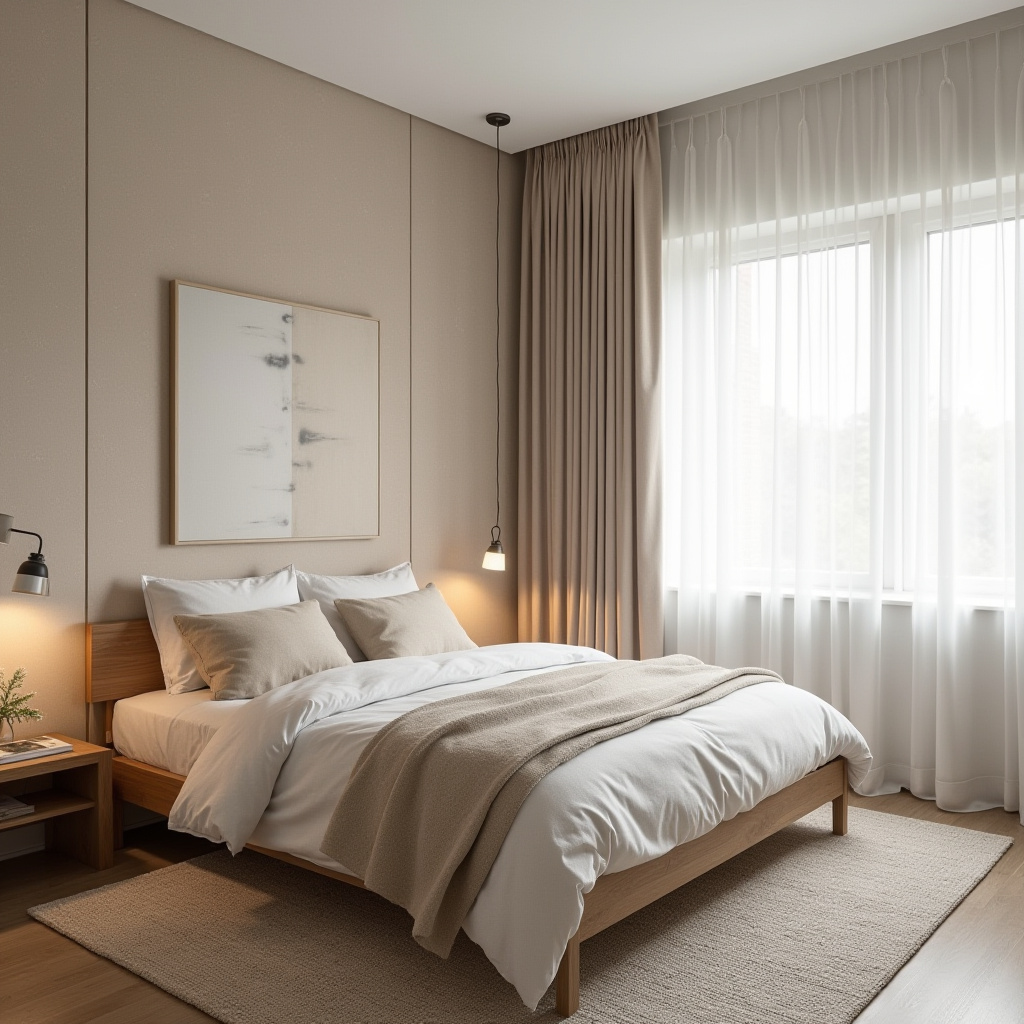 modern bedroom accent wall wallpaper 2