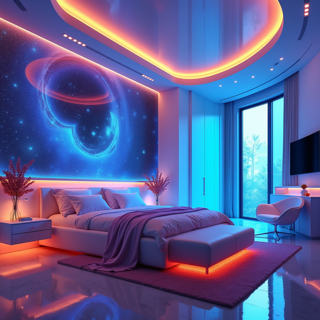modern bedroom accent wall wallpaper 20