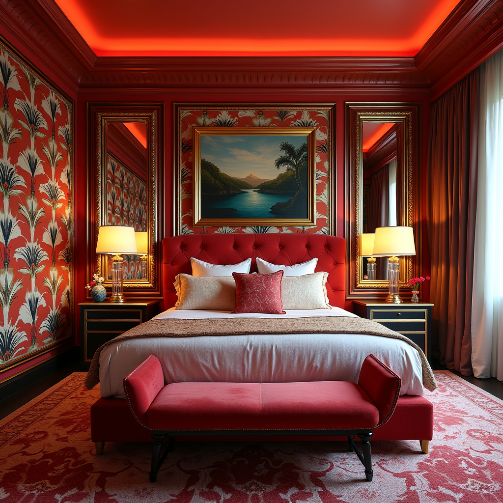 modern bedroom accent wall wallpaper 26