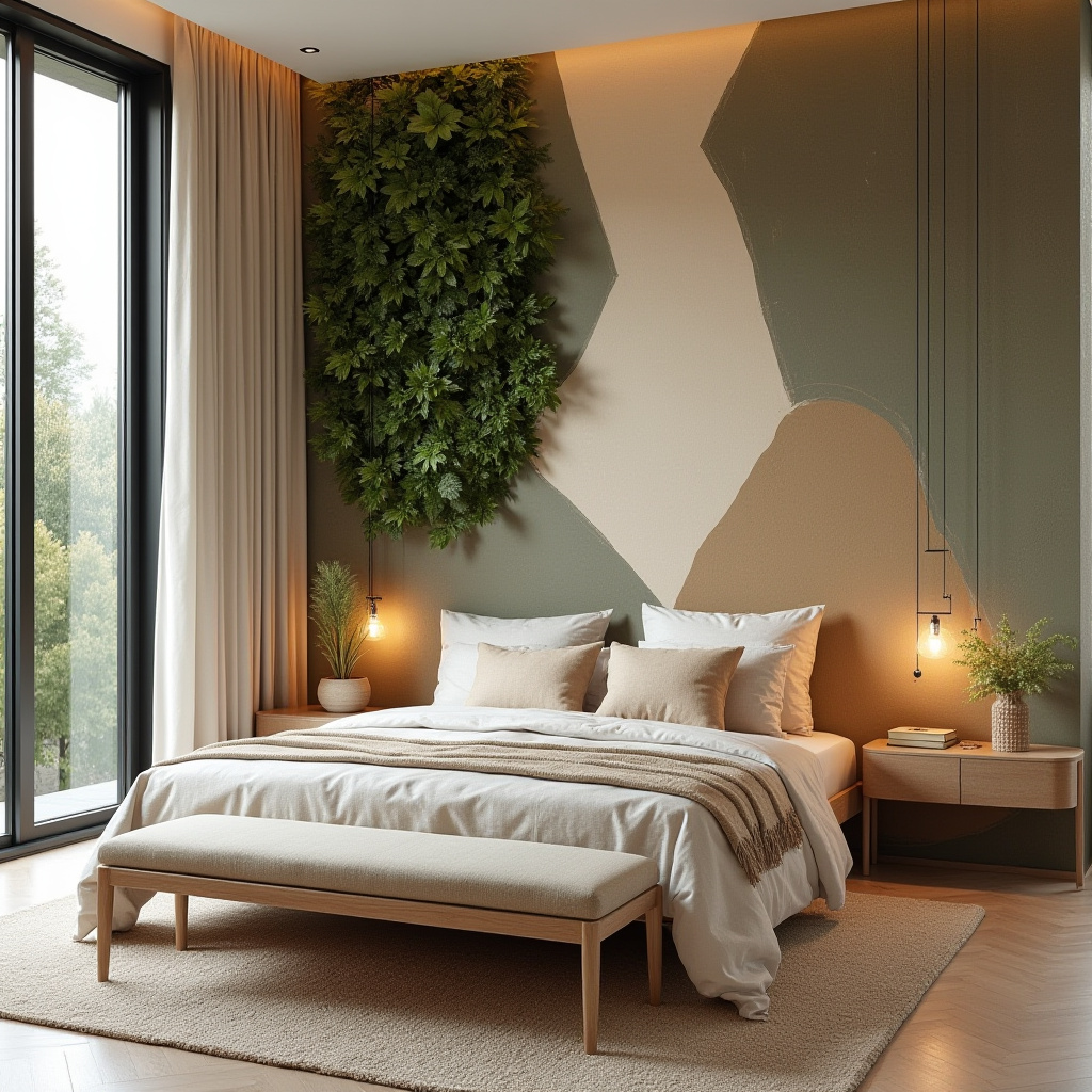 modern bedroom accent wall wallpaper 27