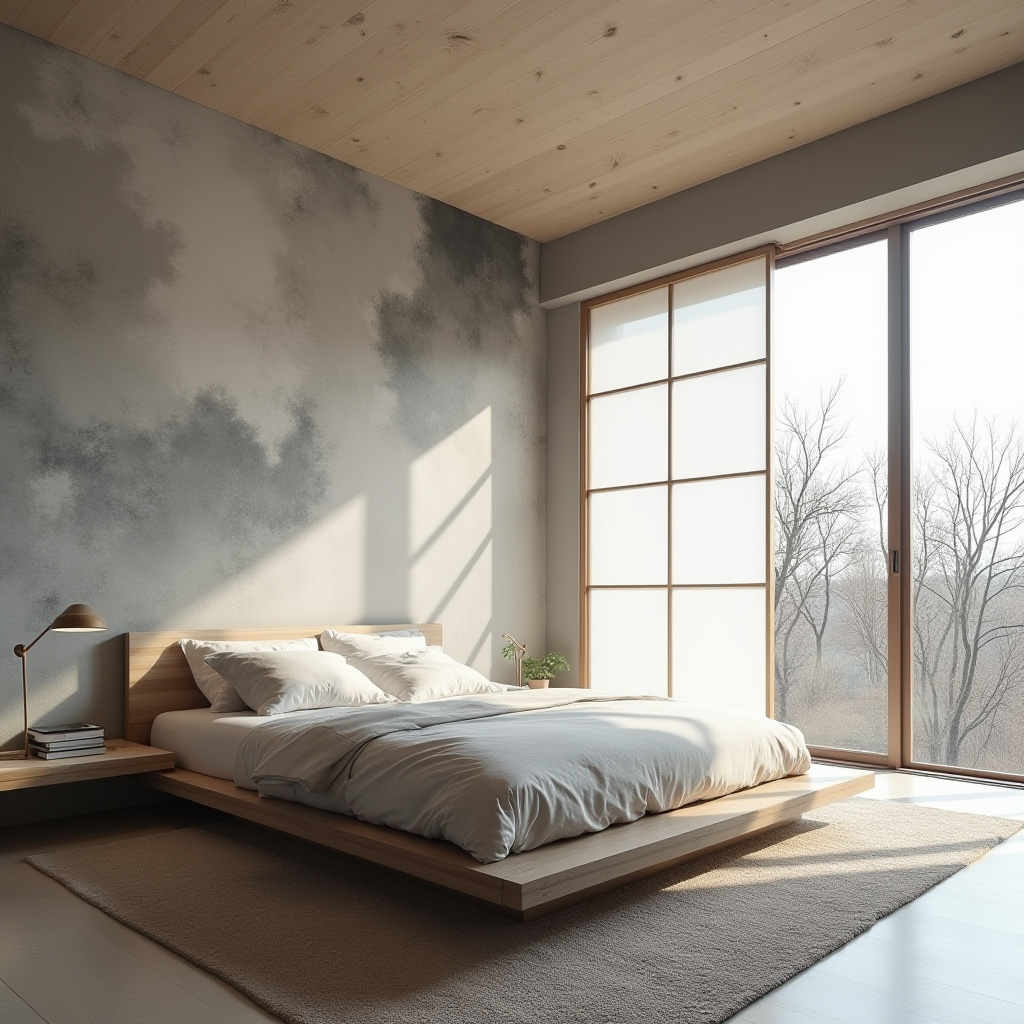 modern bedroom accent wall wallpaper 35