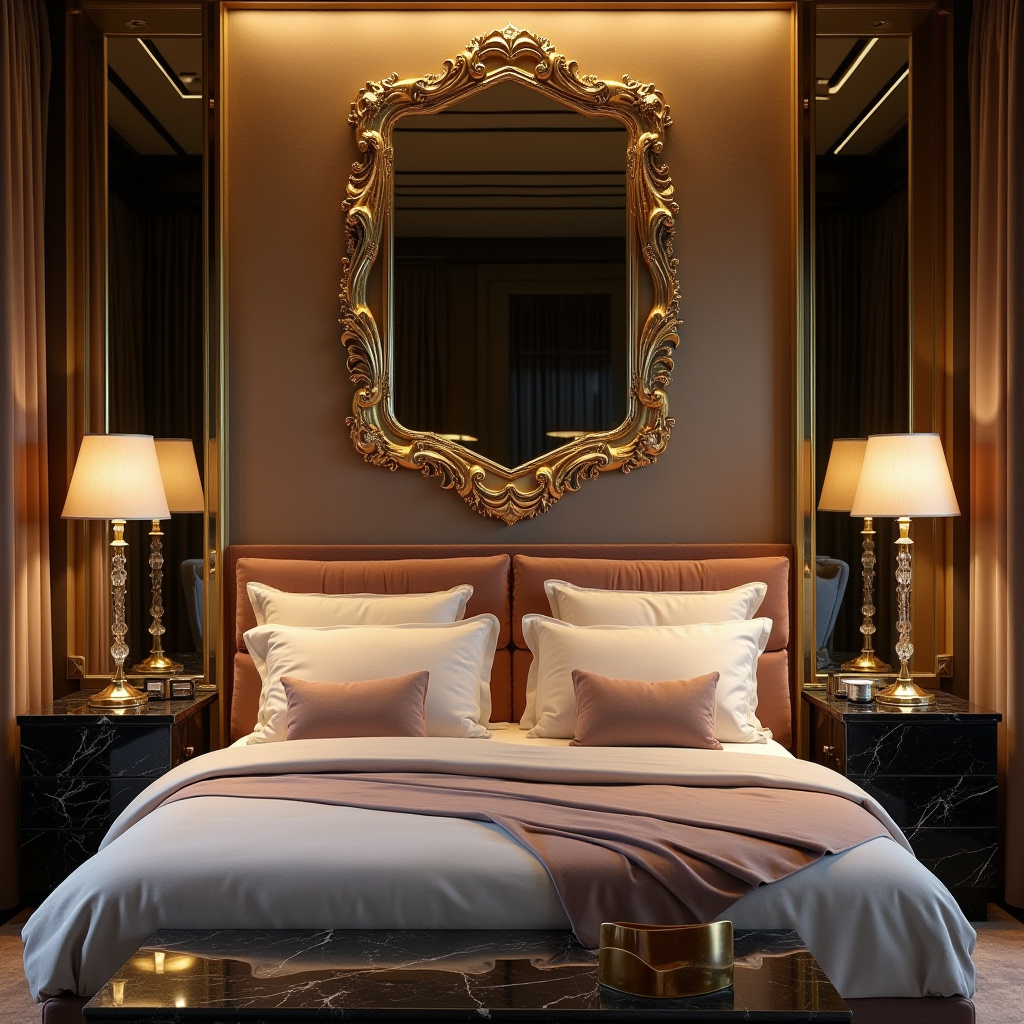 modern bedroom wall decor above bed 11