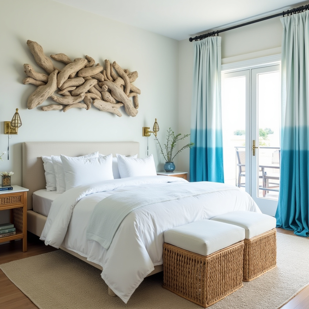 modern bedroom wall decor above bed 15